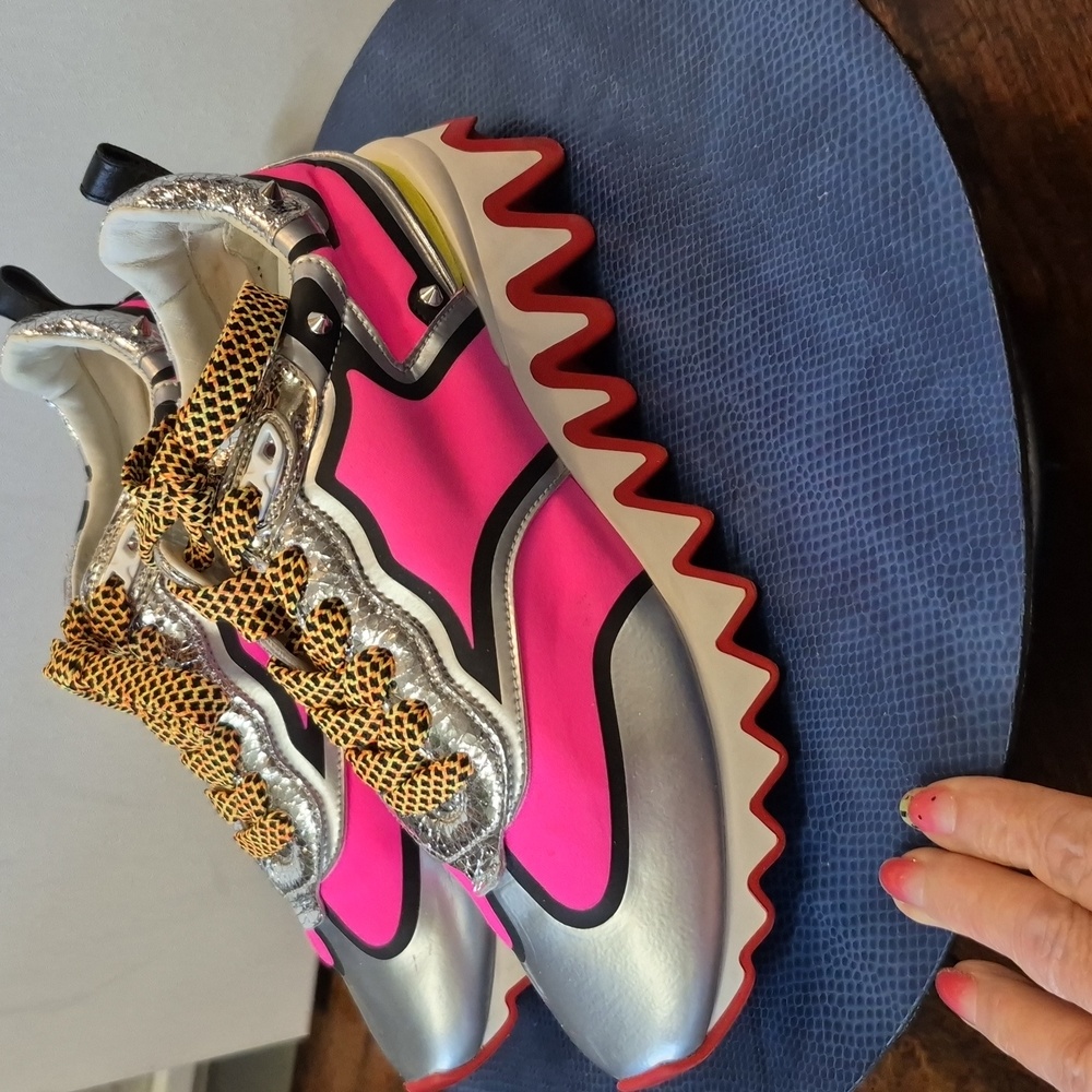 Christian Louboutin Sharkina Sneaker Neo SP Star Version Multi Color (#1640) - Picture 4 of 17